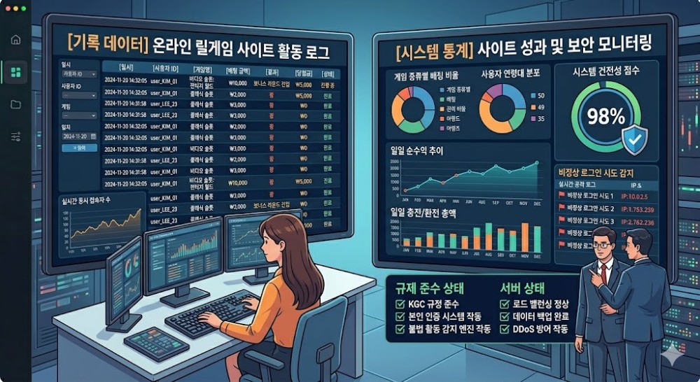 릴게임사이트 데이터 기록
